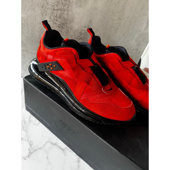 Nike Air Max 720 OBJ Slip Team Orange Sneakers Mens 14 DA4155-800
